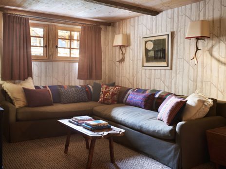 Cozy up back at the chalet for some relaxing family time and a movie in the media room